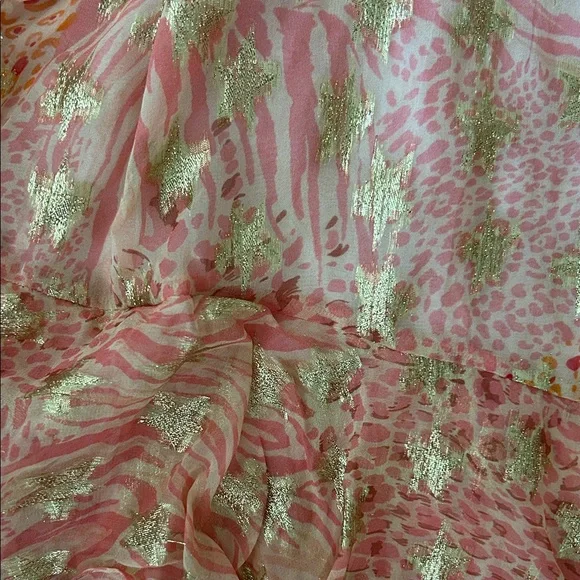 Floral Pink Women's Skirt - Picture 3 of 3